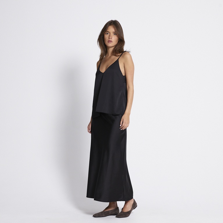 Satin skirt "Corinne"